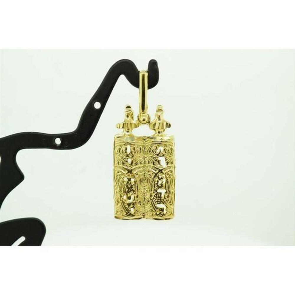 Estate Sale Men's 14k Yellow Gold Religious Pendant Charm Unisex Gift 4.9g